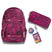 71245860_Coocazoo Mate Schulrucksack Set 3-teilig berry bubbles