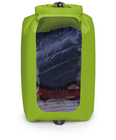 71225601_Osprey Dry Sack 20 with window limon green