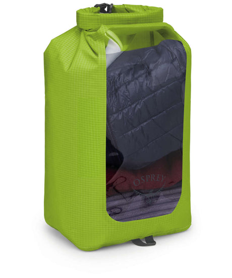 71225601_Osprey Dry Sack 20 with window limon green