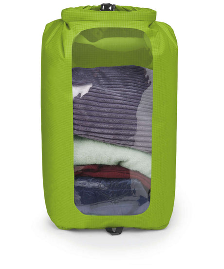 71225593_Osprey Dry Sack 35 with window limon green