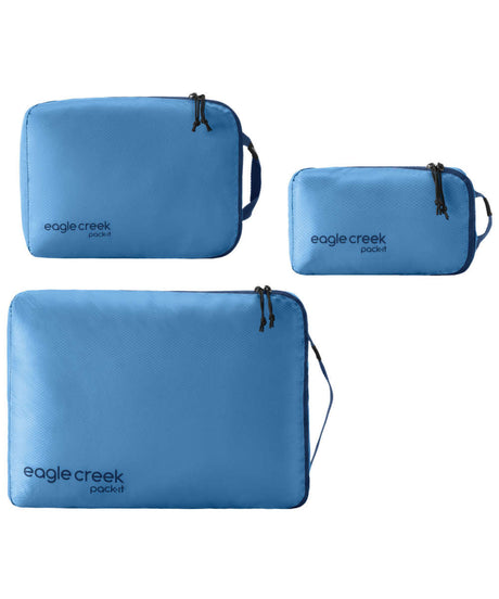 71244761_Eagle Creek Pack-It Isolate Cube Packtaschen Set XS/S/M blue dawn