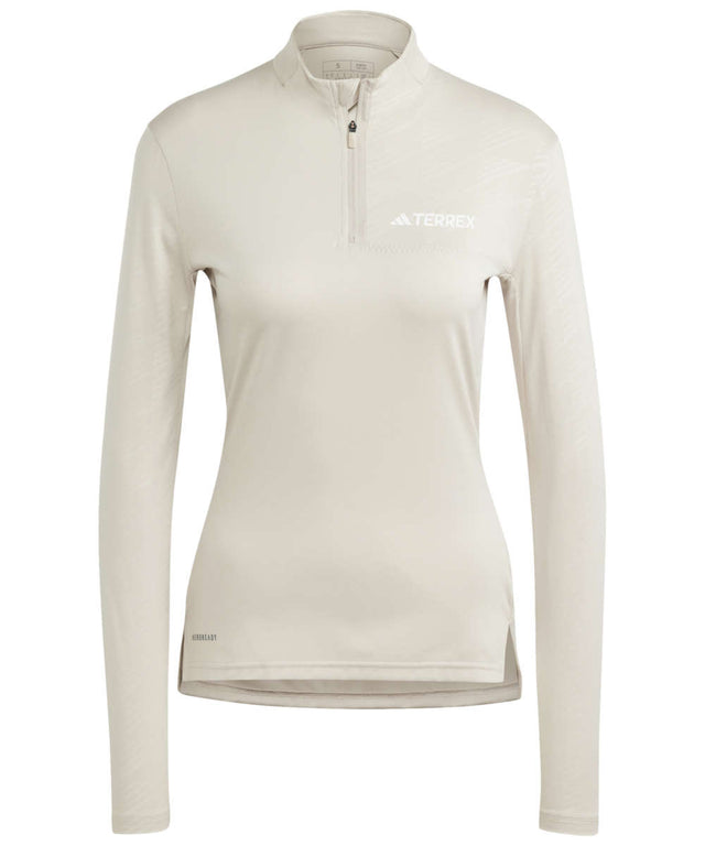 71233482_adidas TERREX Multi Half-Zip Longsleeve W L wonder beige