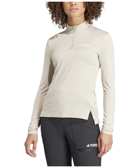 71233482_adidas TERREX Multi Half-Zip Longsleeve W L wonder beige