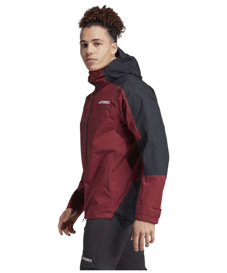 71233666_adidas TERREX Xploric Rain.RDY Hiking Jacket L shadow red/black