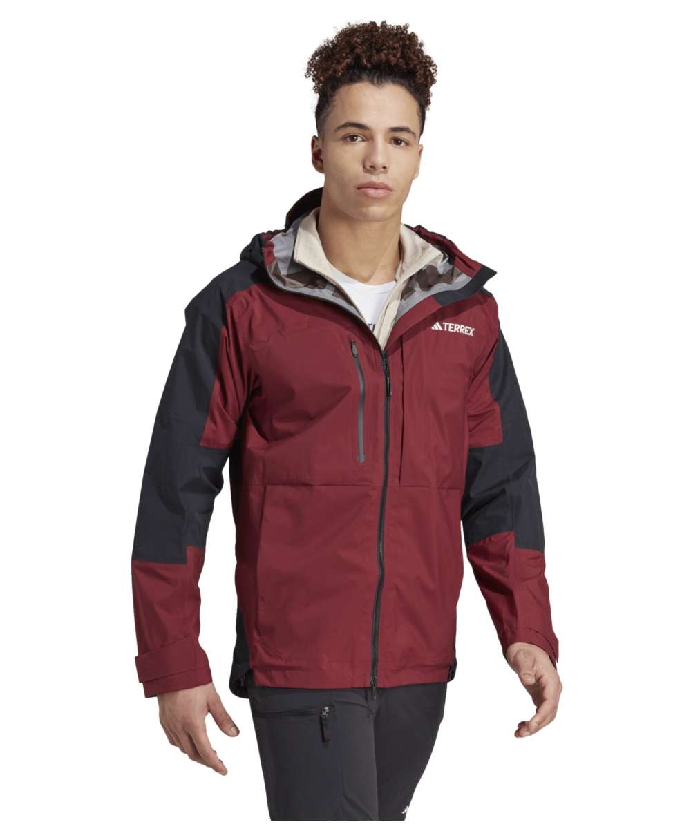 71233666_adidas TERREX Xploric Rain.RDY Hiking Jacket L shadow red/black