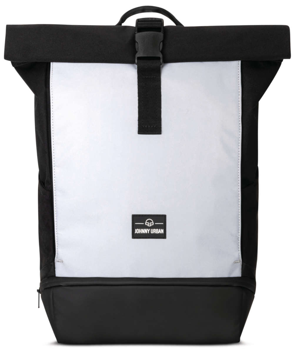 71217889_Johnny Urban Allen Medium Rucksack schwarz-reflektierend