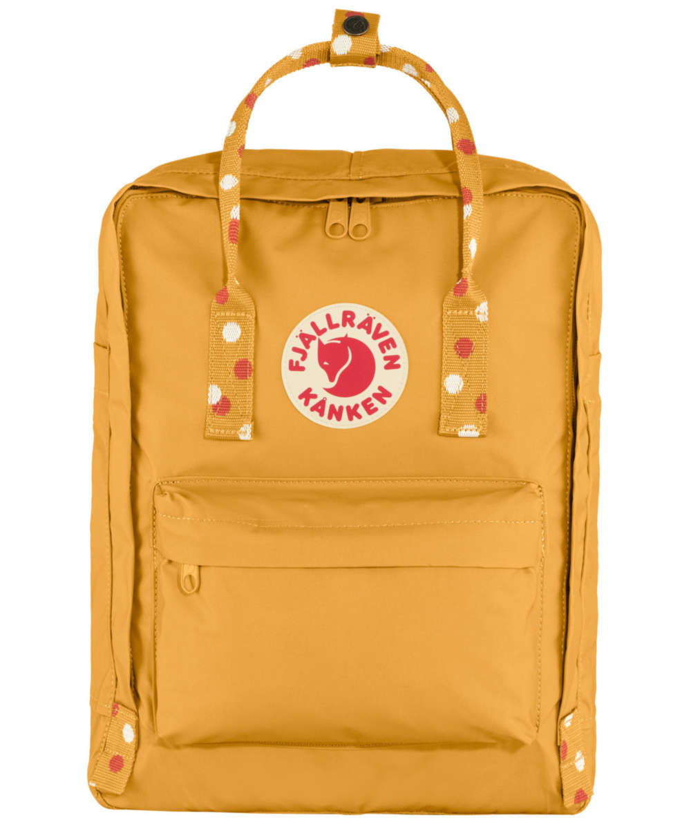 71210986_Fjällräven Kanken ochre-confetti pattern