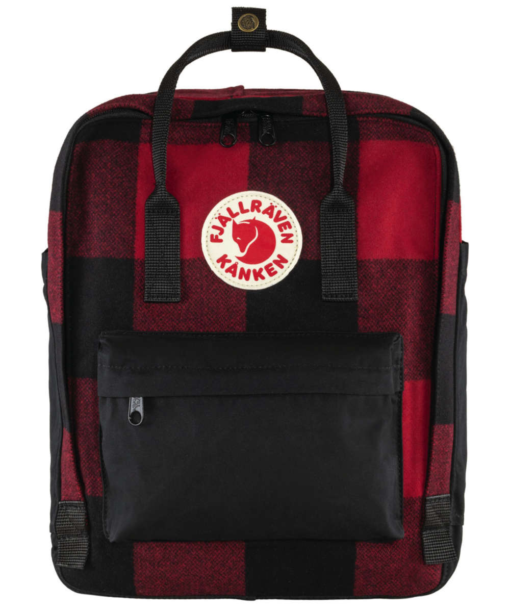 71190137_Fjällräven Kanken Re-Wool red/black