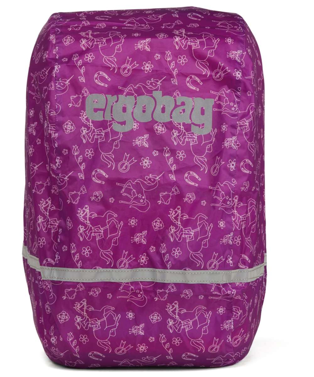 71246806_ergobag Regencape Regenhülle für Schulranzen pferde