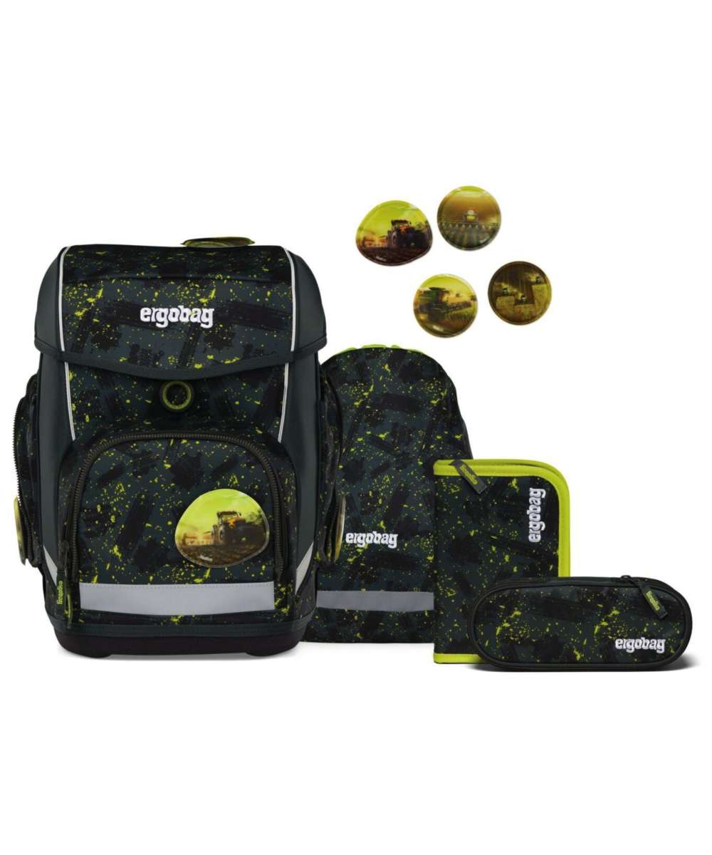 71246766_ergobag cubo Schulranzen 5-teiliges Schulrucksack-Set mähdreschbär