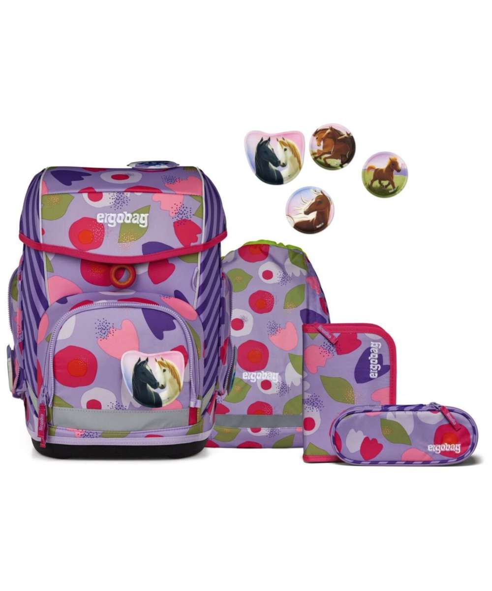 71246774_ergobag cubo Schulranzen 5-teiliges Schulrucksack-Set blütenzaubär