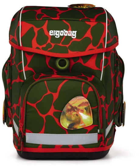 71246768_ergobag cubo Schulranzen 5-teiliges Schulrucksack-Set feuerspeibär