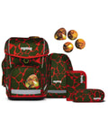 71246768_ergobag cubo Schulranzen 5-teiliges Schulrucksack-Set feuerspeibär