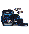 71246754_ergobag cubo Schulranzen 5-teiliges Schulrucksack-Set verfolgbärjagd