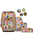 71246767_ergobag cubo Schulranzen 5-teiliges Schulrucksack-Set flower powbär