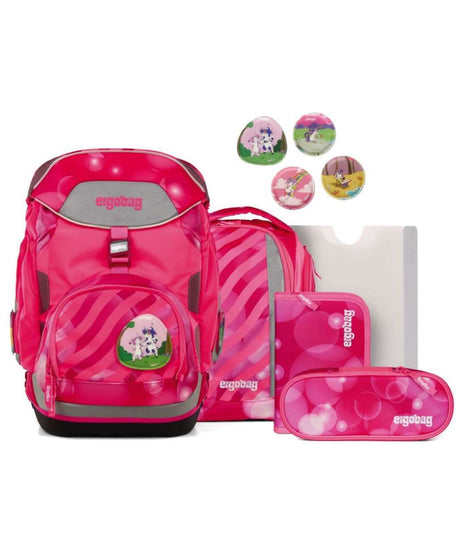 71246737_ergobag pack Schulranzen 6-teiliges Schulrucksack-Set kuntbärbuntes einhorn