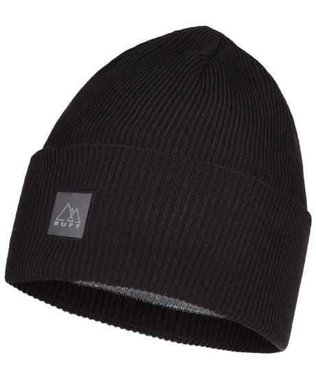 71187544_Buff CrossKnit Beanie solid black