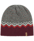 71210842_Fjällräven Övik Knit Hat dark garnet