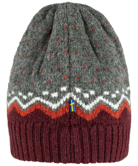 71210842_Fjällräven Övik Knit Hat dark garnet