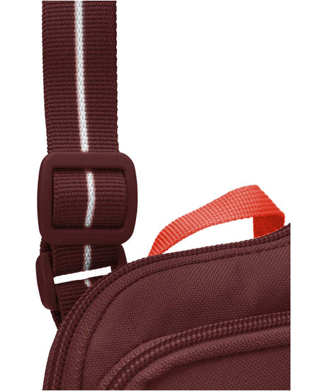 71245987_Pacsafe GO Tech Crossbody Anti-Diebstahl-Umhängetasche garnet red