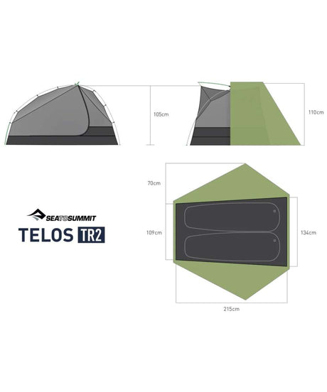 71228856_Sea to Summit Telos TR2 2-Personen-Zelt green