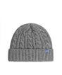 71239102_Blue Loop Cable Beanie light grey