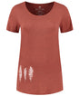 71205309_Blue Loop W Denimcel Melange Feathers T-Shirt rust XL