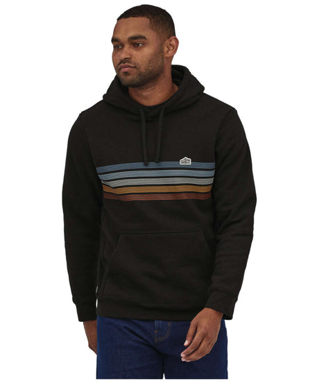 71235206_Patagonia Uprisal Hoody XXL line logo ridge stripe ink black