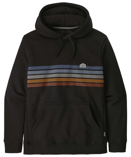 71235206_Patagonia Uprisal Hoody XXL line logo ridge stripe ink black