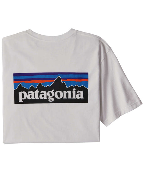 71241210_Patagonia Mens P-6 Logo Responsibili-Tee L white