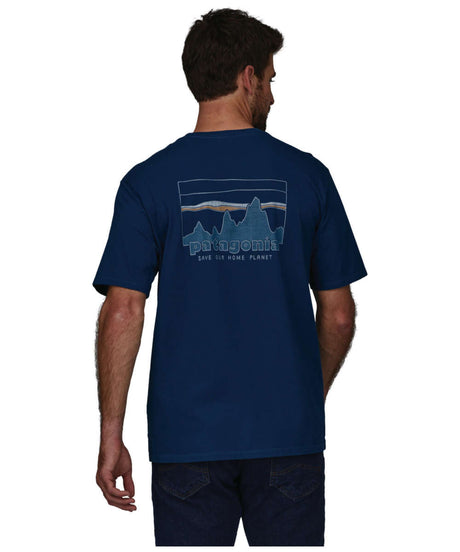 71221677_Patagonia Mens `73 Skyline Organic T-Shirt XS lagom blue