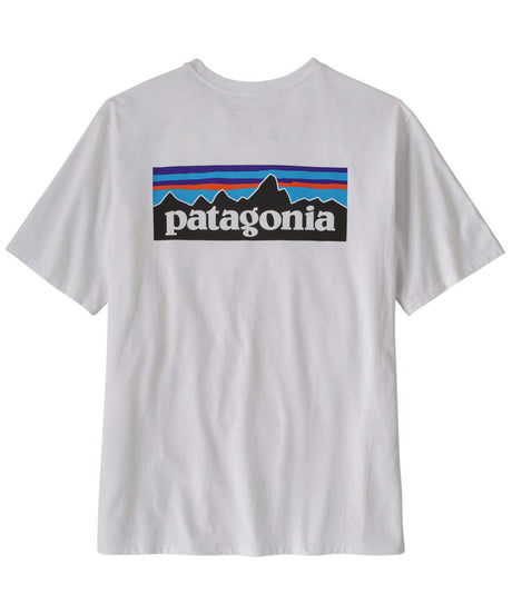 71241210_Patagonia Mens P-6 Logo Responsibili-Tee L white