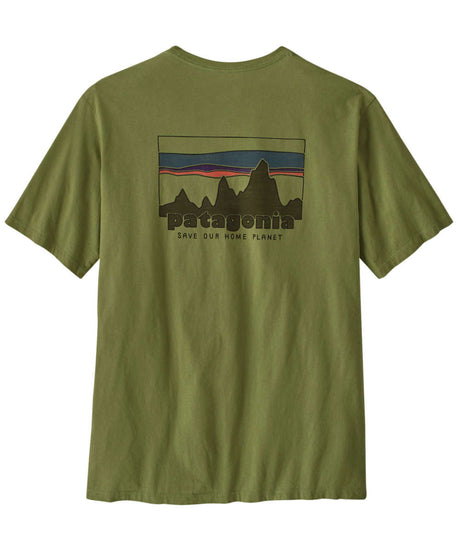 71241168_Patagonia Mens `73 Skyline Organic T-Shirt L buckhorn green