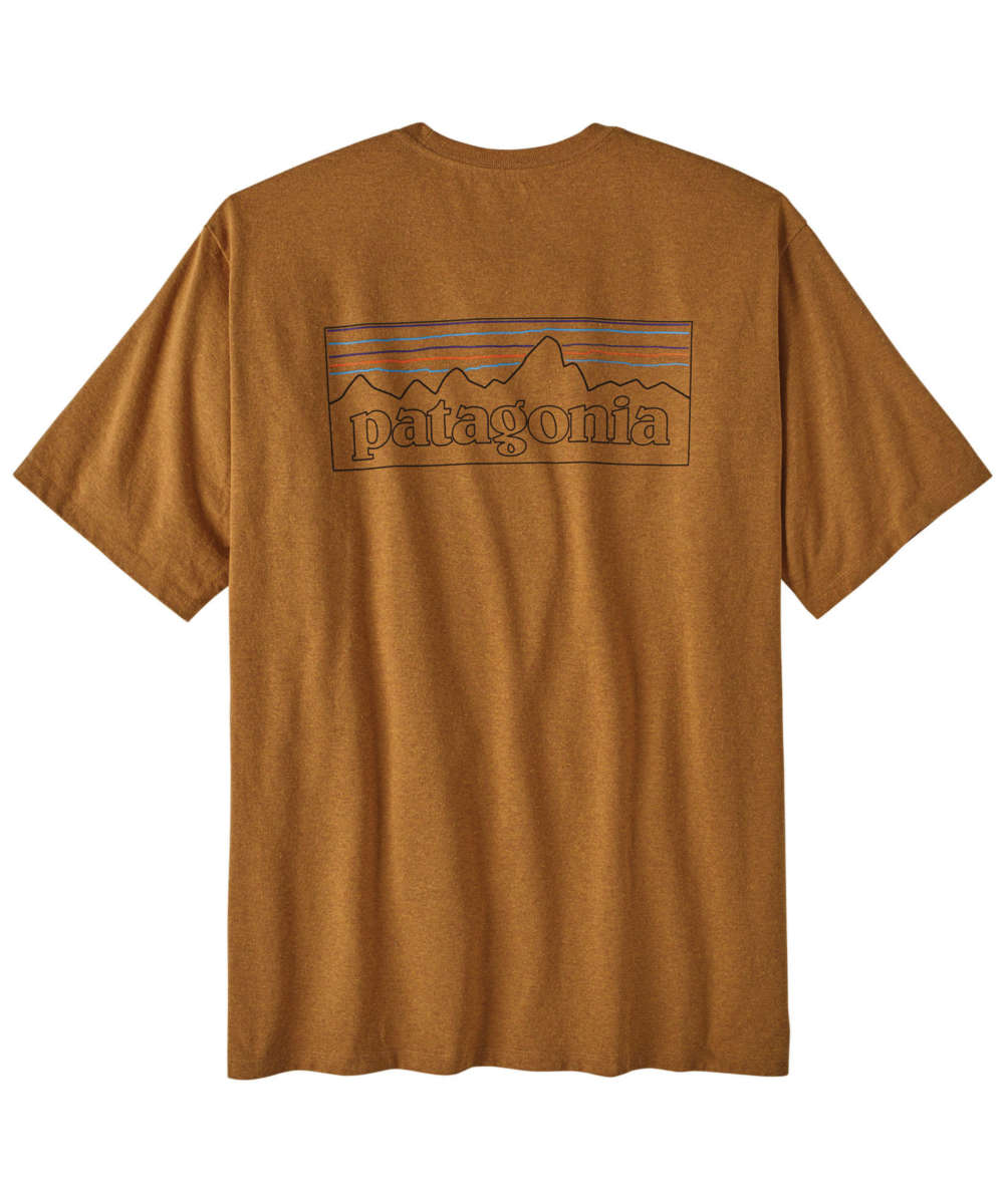 71241198_Patagonia Mens P-6 Logo Responsibili-Tee L p-6 outline - golden caramel