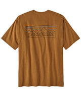 71241198_Patagonia Mens P-6 Logo Responsibili-Tee L p-6 outline - golden caramel