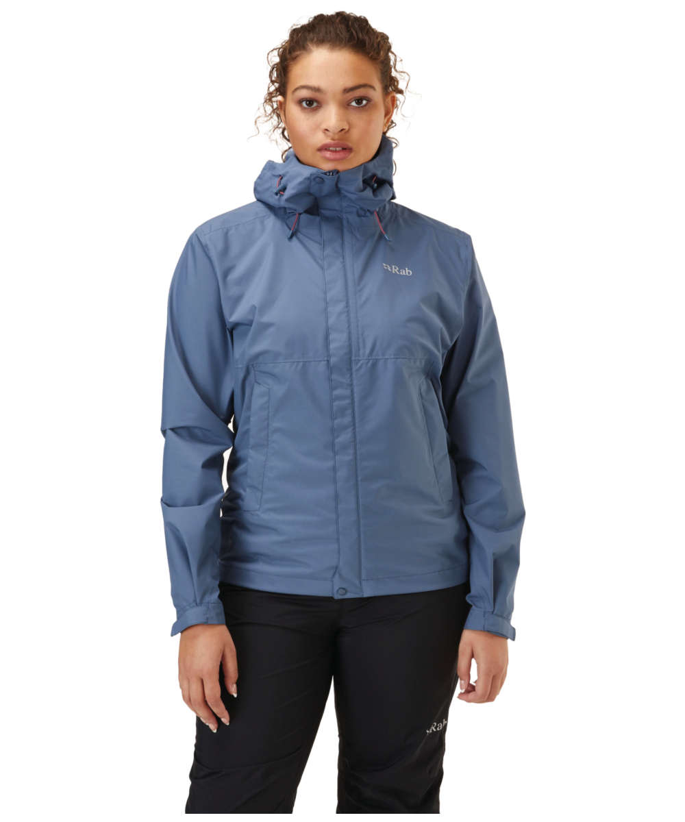 71203782_Rab Downpour Eco Jacket Womens 14 (L) bering sea