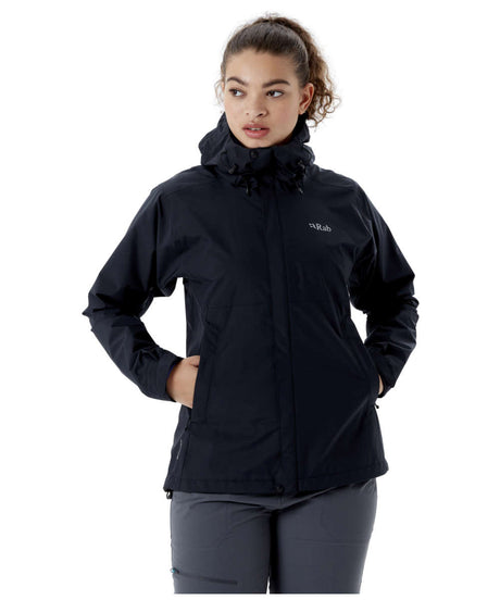 71226494_Rab Downpour Eco Jacket Womens black 10 (S)