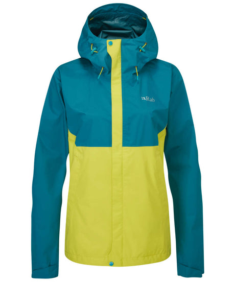 71185658_Rab Downpour Eco Jacket Womens ultarmarine/zest 14 (L)