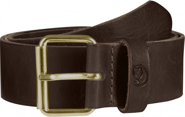 71062110_Fjällräven Singi Belt 4 cm leather brown 110cm