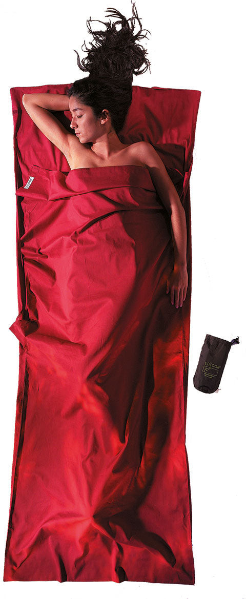 71064068_Cocoon Travel Sheet Baumwolle monks red