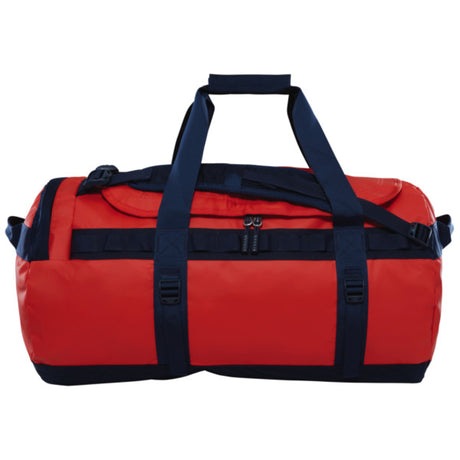 71121640_The North Face Base Camp Duffel M poinciana orange/urban navy