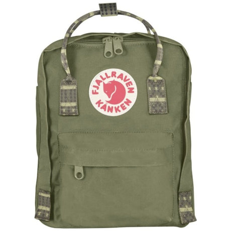 71123887_Fjällräven Kanken Mini green-folk pattern