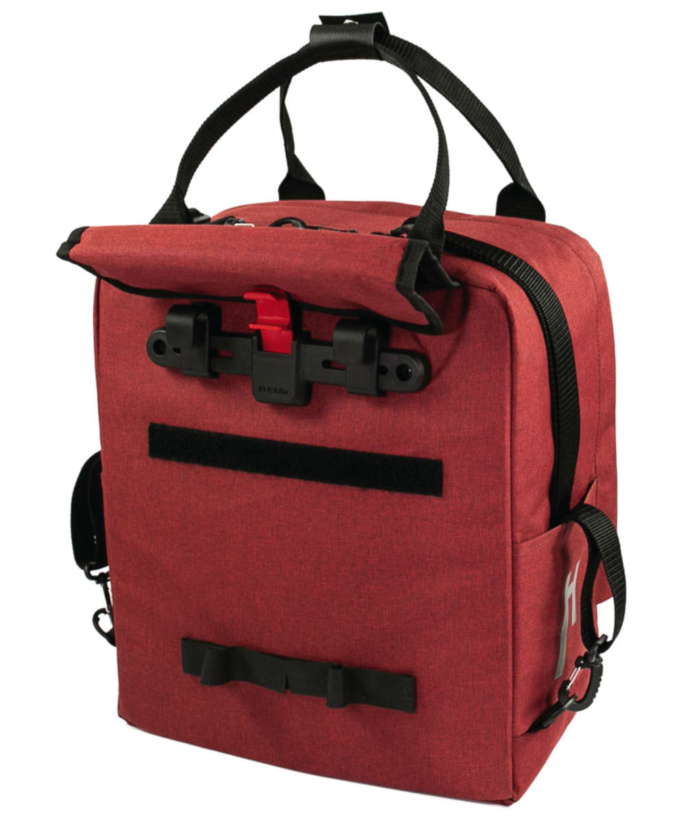 71216372_Haberland Bike-Rucksack More Than School RKS230 Kompaktschiene schwarz/rot