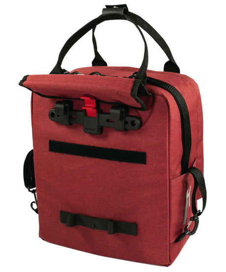 71216372_Haberland Bike-Rucksack More Than School RKS230 Kompaktschiene schwarz/rot