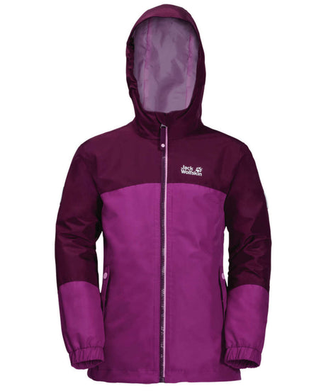 71130458_Jack Wolfskin Iceland 3in1 Jacket Girls dark peony 92