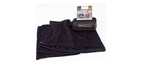 71114900_Cocoon Merinowolle / Seide Travel Blanket graphite blue