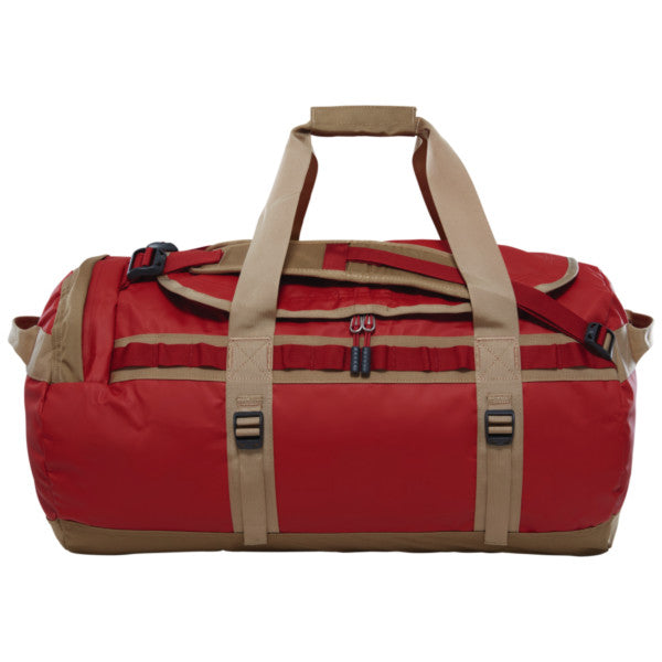 71121639_The North Face Base Camp Duffel M bossa nova red/kelp tan