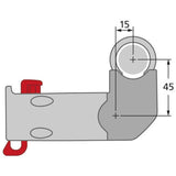 71151691_KLICKfix Distanzset E 90 Grad schwarz