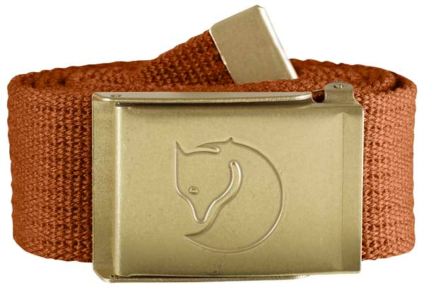 71041909_Fjällräven Canvas Brass Belt 4 cm autumn leaf