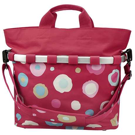 71066067_KLICKfix Reisenthel Bikebasket Oval S funky dots II